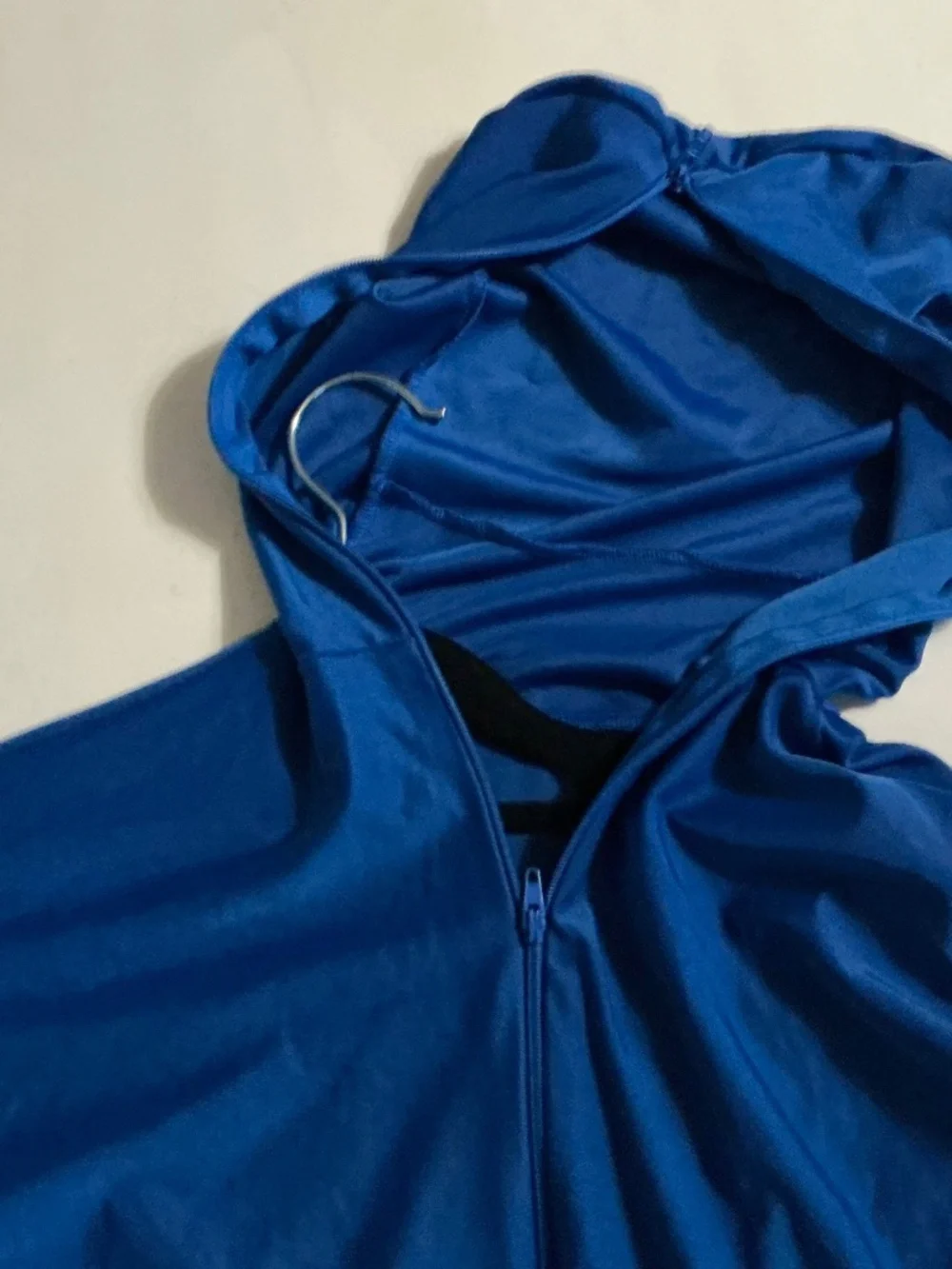 Blue morph suit with minion glasses medium